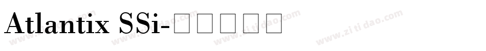 Atlantix SSi字体转换